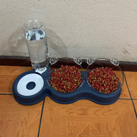 3 in 1 pet food and water bowl